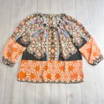 Democracy  - Woman’s Boho Shear Blouse - Size Large Photo 0
