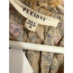 Pleione 🤯4/$15  Floral Tank Top Ruffle Sleeveless Casual Blouse Mustard Yellow M Photo 2