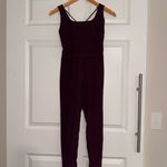 Calia by Carrie underwood activewear jumpsuit one piece plum maroon cross cross Red Photo 2
