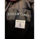 Jessica McClintock Black Y2K Strapless Dress Size 4 Photo 2