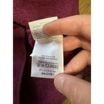 Eddie Bauer Women Full Zip Fleece Sweater Jacket Mock Neck Size 2XL Burgundy Photo 12