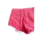 Frame Le Bridgette Pink Denim Shorts Size US 33 Photo 9