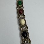 Vintage Multi Colored Crystal Stone Bracelet Multiple Size undefined Photo 3