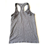 Lululemon  Wee Are From Space White Gray Stripe Swiftly Tech Racerback Tank 2.0 6 Photo 4