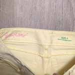 Lilly Pulitzer  Worth Yellow Straight Jeans Size 4 Photo 2