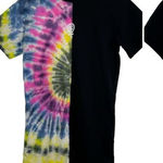 Civil Regime Baddies Tour Tie Dye Black Slay Bye Boy Werk Tee Mini Dress SIze S Photo 0