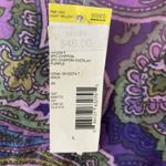 Covington   Sheer Paisley Print 2 PIECE CHIFFON Layered Boho‎ Top L Purple Photo 15