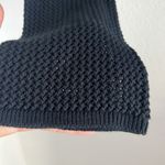 Hollister  Black Open Knit Squared Neck Wide Sleeve Top Small Photo 3