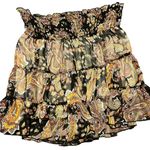 Sweet flower sheer lined flower print skirt size medium Photo 0