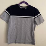 Denim & Flower Short Sleeve Shirt Size M Photo 0