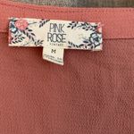 Pink Rose  vintage dress shirt women dusty pink color Photo 1