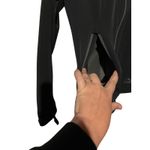 L.L.Bean  Pathfinder Softshell Jacket Womens Large Black Fall Outdoor Hiking EUC Photo 2