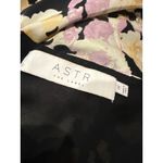 ASTR New! Gala Floral Bustier Cross Strap Midi Dress Black Floral Medium $138 Photo 5