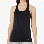 Under Armour Women's Sleek Black Racerback Tank Top Size Large Photo 7