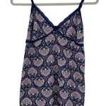 Nanette Lepore  Y2K Cami Womens Top Sz L Coquette Babydoll Festival Floral Lace Photo 0