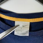 Nike Y2K 00s  T Shirt Classic Spellout Graphic Tee Cotton Short Sleeve Blue M Photo 3