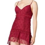 Guess size Medium Forbidden Lace Mini Dress Crushed Berry NWT Photo 2