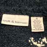 Croft & Barrow Vintage  Snowman Zip Cardigan Sweater Size M Christmas Holiday Photo 7