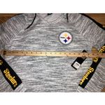 NFL Pittsburgh Steelers‎  Team Apparel Women's Hoodie Size Small Grey BNWT Photo 5