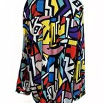 Big Dart Amazon geometric womens blouse multicolor size XXL Photo 3