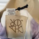 Chaser  HEIRLOOM WOVENS SHORT SLEEVE BUTTON DOWN ROMPER IN TIE DYE small NWOT Photo 9