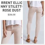 Current/Elliott The Stiletto in Rose Dust Skinny Ankle Jeans Womens Size 27 Photo 2