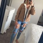 Cute Fall Jacket Tan Size XL Photo 0