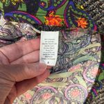 LuLaRoe Women’s  small green blue orange floral short sleeve shirt Photo 2