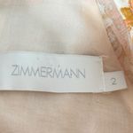 Zimmermann Peggy Scallop Short Dress Orange Paisley Photo 4