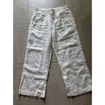 Athleta  Cabo Pants Womens‎ 6P White Wide Leg Drawstring Coastal Beachy Resort Photo 2