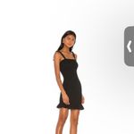 Krisa NWT REVOLVE  Smocked Tank Mini Dress‎ in Black size Small $290 Photo 3