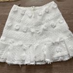 Boutique White Tassel Skirt Photo 0