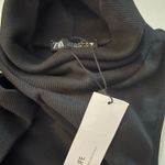 ZARA Tight Black Dress Midi Bodycon Photo 1