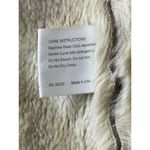 Gallery Women’s Jacket Faux Suede Leather Faux Fur Beige Size Large Hooded Photo 9
