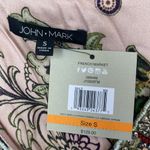 John Mark Pink Multi Color V Neck Long Sleeve Embellished Tunic Dress New S Photo 3