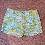 Lilly Pulitzer Yellow Callahan Shorts Beach Colorful Green Yellow Blue Size 8 Photo 0