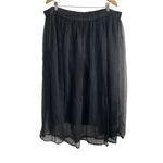 GoldStar‎ Women Maxi Skirt Black Chiffon Overlay Adjustable Whimsigoth Fairy Y2K Size undefined Photo 2