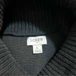 J. Crew Factory Turtleneck Cotton Sweater Tank in Black Size Large Photo 7