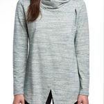 Danskin  Women's Large Cowl Neck French Terry Bliss Wrap Top Yoga Modern Photo 0