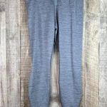 Nike Dri Fit Size Medium Blue/Gray Cropped Ruched Legging w/waistband pocket Photo 0