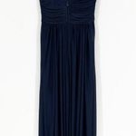 Birdy Grey  Lianna Chiffon Bridesmaid Maxi Dress S Blue Photo 3