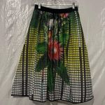 Clover Canyon  Multicolor Floral Laser Cut Skirt Size XS Photo 0