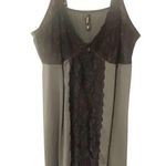 Torrid  Plus Size Gray Black Floral Lace Sleeveless Lingerie Sleepwear V-neck 3X Photo 0