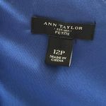 Ann Taylor Ann Taylor Royal Blue Lace Shift Mini Dress Shift Women's 12 Petite Cocktail Photo 4