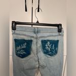 Loft  ladies jeans with flower print‎ . Size 26 Photo 4