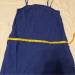 Madewell Blue Goldie Mini Dress in 100% Linen Photo 4