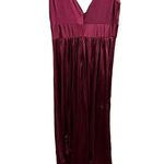La Femme Plunge Neck A-Line Gown size 14 NWOT Photo 2