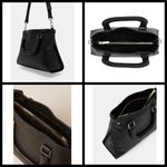 Ted Baker 💕💕 Padded Handle Leather Tote Bag Black NWT Photo 8