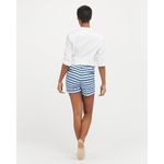 Spanx Sunshine Shorts, 6" Blue Painted Stripe XLarge NWT Photo 5