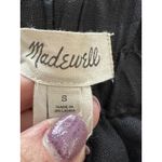 Madewell Linen Blend Pants Women S Black Pull On Pockets Relaxed Beach #OP12-3 Photo 3